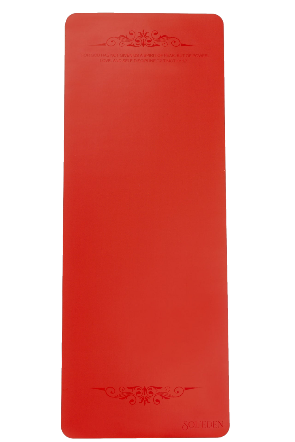 The Power in Origin Mat — red