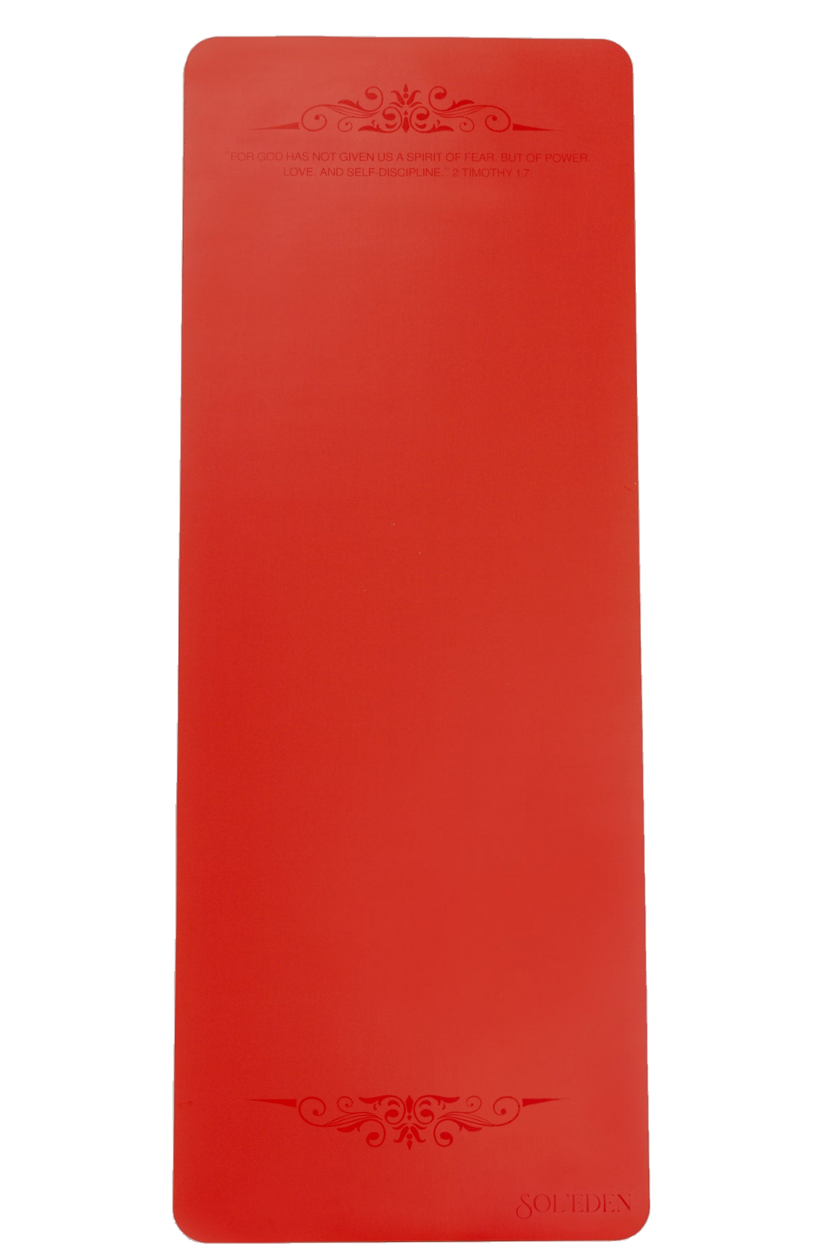 The Power in Origin Mat — red
